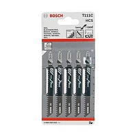 Пилка для лобзика T 111 C Basik for Wood (в упаковке 5шт.), (2.608.630.033) BOSCH