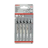 Пилка для лобзика T 101 BR Clean for Wood, 5шт. (2 608 630 014) BOSCH