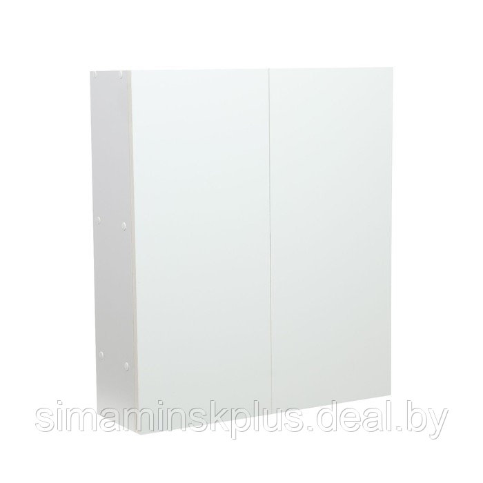 Шкаф для ванной комнаты со штангой, белый, 70 х 60 х 20 см - фото 1 - id-p225185522