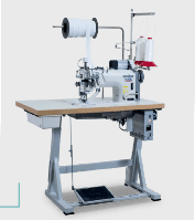 BASS-9987 автомат швейный промышленный для пришивания бесконечной молнии с одновременным разрезанием ткани по
