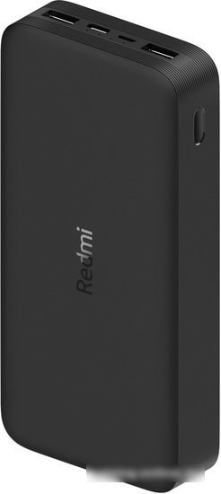 Портативное зарядное устройство Xiaomi Redmi Power Bank 20000mAh (черный) - фото 1 - id-p225185597