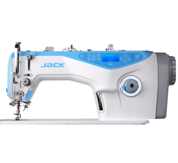 JACK JK-A5WN одноигольная промышленная прямострочная швейная машина с «чистой закрепкой», закрытой системой - фото 1 - id-p225184789