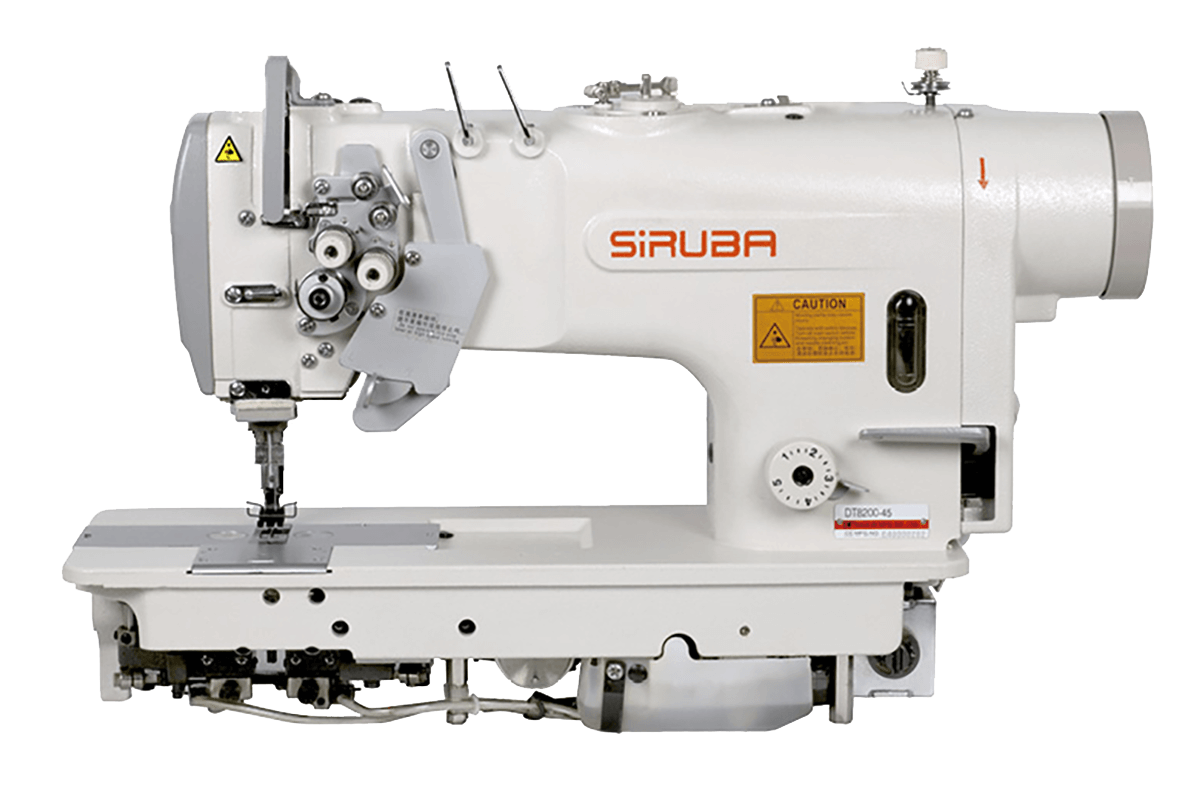 SIRUBA-DT8200-75-064H двухигольная машина челночного стежка с игольным продвижением, отключением одной из игл - фото 1 - id-p225184822