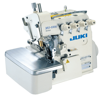 JUKI MO-6904S0D43F6 высокоскоростная трёхниточная одноигольная стачивающе-обметочная машина для обработки - фото 1 - id-p225184885