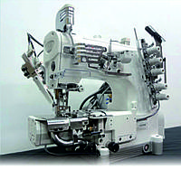 KANSAI SPECIAL RX-9803GPLK Трехигольная плоскошовная машина с верхним и нижним застилом с цилиндрической