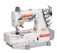 SIRUBA F007KD-W122-356/FHA/DFKU1-0 Трехигольная пятиниточная распошивальная машина с плоской платформой со