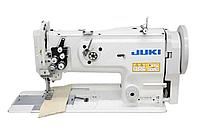 JUKI LU-1561N Двухигольная машина челночного стежка с тройным (унисонным) продвижением и вертикальными