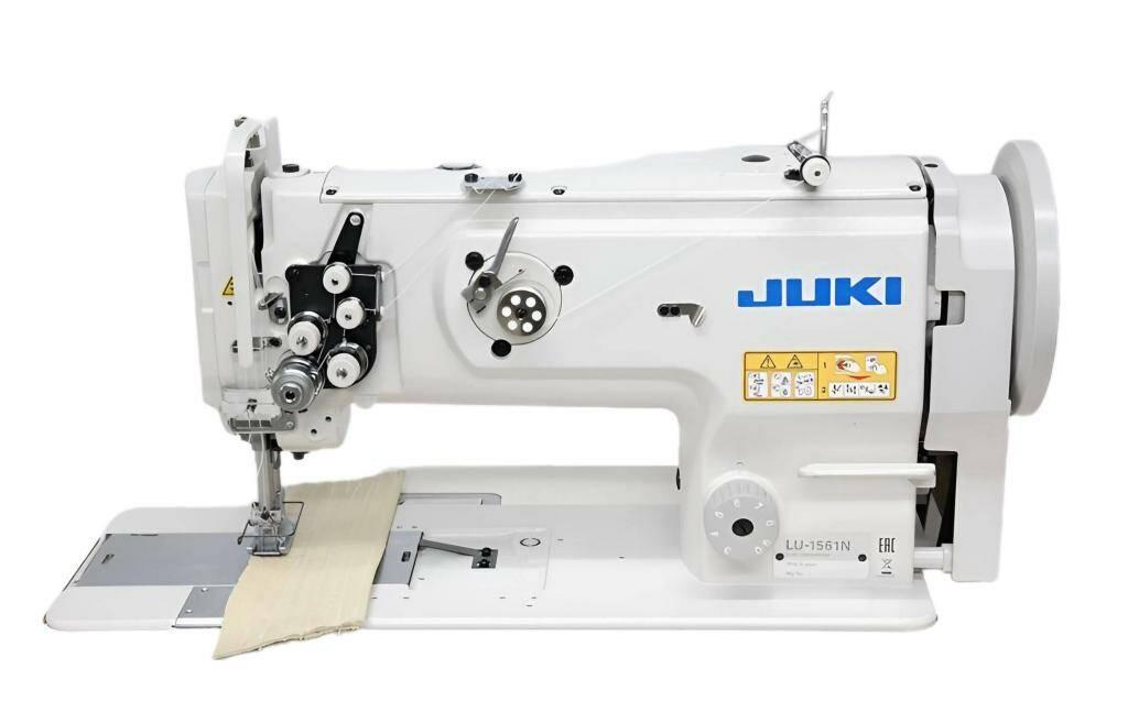 JUKI LU-1561ND/X55320 Двухигольная прямострочная машина челночного стежка тройным (унисонным) продвижением - фото 1 - id-p225185195
