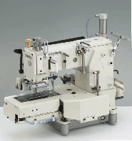 Kansai Special FX4412P-UTC 12-игольная машина двойного цепного стежка с цилинрической платформой для