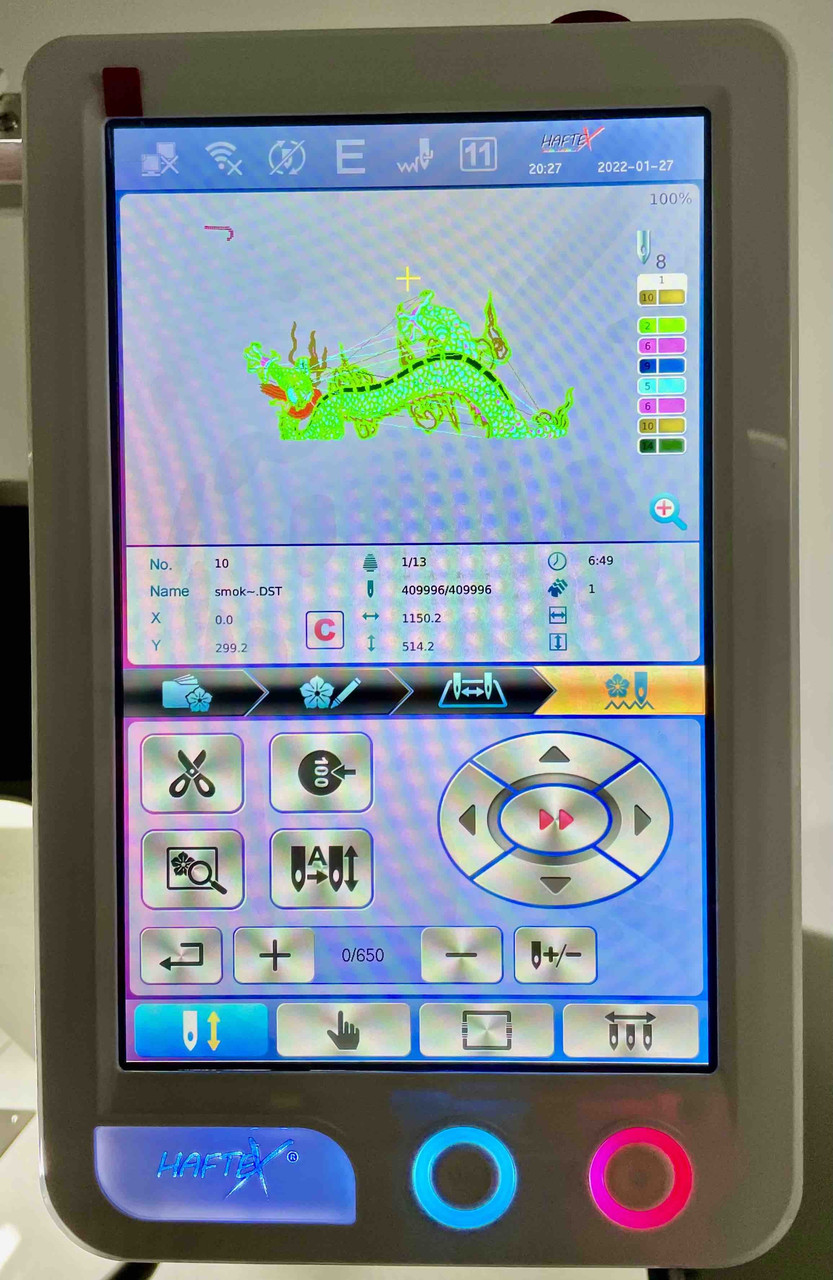 HAFTEX 1501 PRO2 компьютерная вышивальная промышленная одноголовочная машина - фото 4 - id-p225185336
