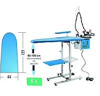 Складная гладильная доска KER/5 Battistella с подогревом, вытяжкой, наддувом, с бойлером на 4,5 л из