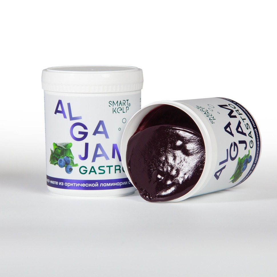 Альгинат-желе из арктической ламинарии с черникой ALGAJAM, 500 г - фото 6 - id-p225187157