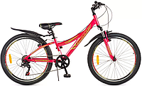 Двухколесный велосипед «FAVORIT» модель DISCOVERY-24VA DIS24V11RD-AL