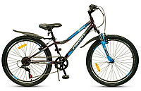 Двухколесный велосипед FAVORIT модель BUFFALO-24VS BUF24V12BL