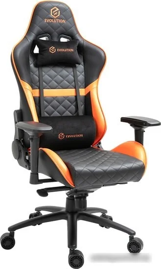 Кресло Evolution Delta (черный/оранжевый) - фото 1 - id-p225187390