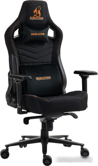 Кресло Evolution Nomad PRO (черный/оранжевый) - фото 1 - id-p225187393