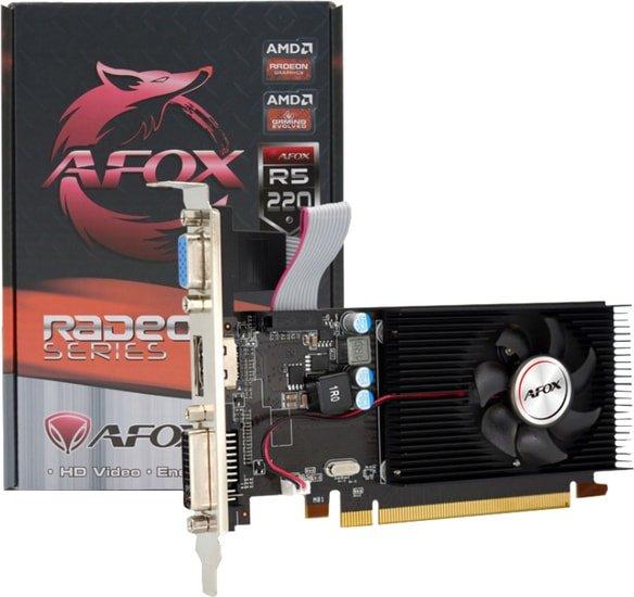 Видеокарта AFOX Radeon R5 220 1GB DDR3 AFR5220-1024D3L5 - фото 2 - id-p225187826