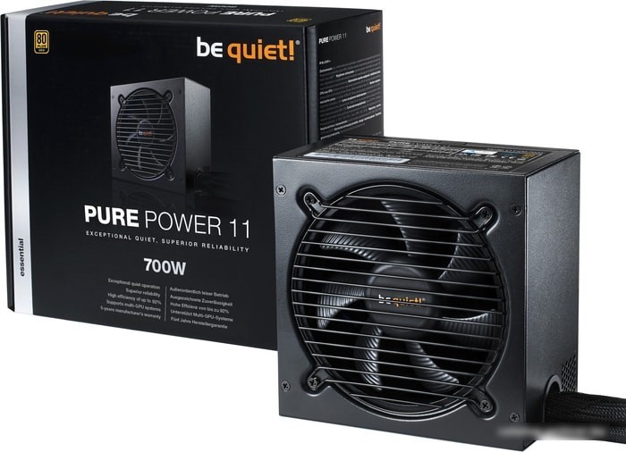 Блок питания be quiet! Pure Power 11 700W BN295 - фото 3 - id-p225187932