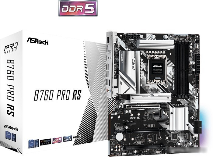 Материнская плата ASRock B760 PRO RS - фото 4 - id-p225188038