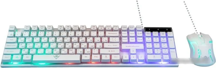 Клавиатура + мышь Nakatomi KMG-2305U (белый) - фото 1 - id-p225188097