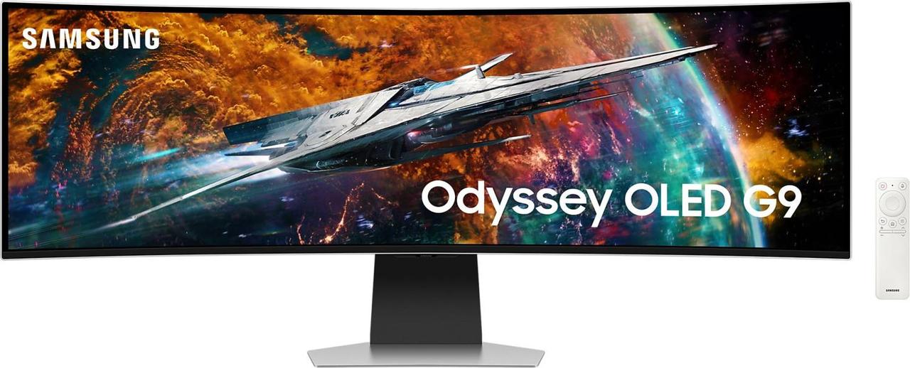 Монитор Samsung 49" S49CG954SI серебристый OLED LED 0.03ms 32:9 HDMI M/M матовая HAS 1000000:1 250cd - фото 1 - id-p225188226