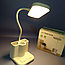 Беспроводной светильник - лампа на гибком основании с органайзером и подставкой для смартфона / Настольный LED, фото 3