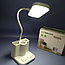 Беспроводной светильник - лампа на гибком основании с органайзером и подставкой для смартфона / Настольный LED, фото 5