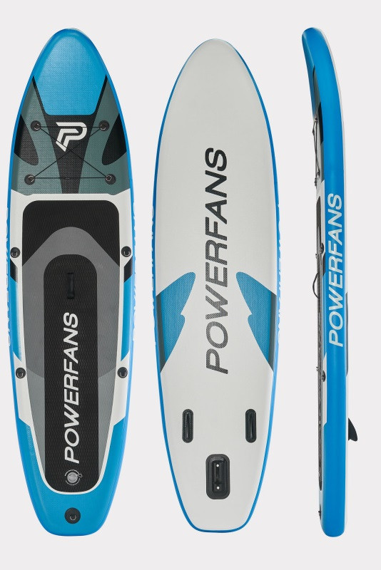 Сапборд SUP Board POWERFANS (320х84х15), арт. TA004-004 (синий) - фото 3 - id-p225181531