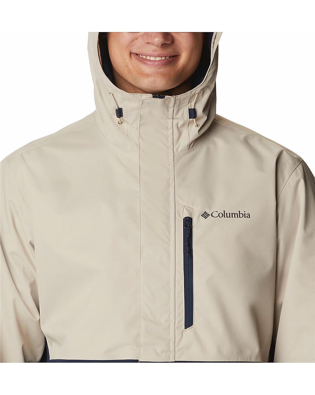 Куртка мембранная мужская Columbia Hikebound Jacket бежевый, черный, зеленый 1988621-272 - фото 6 - id-p225086216