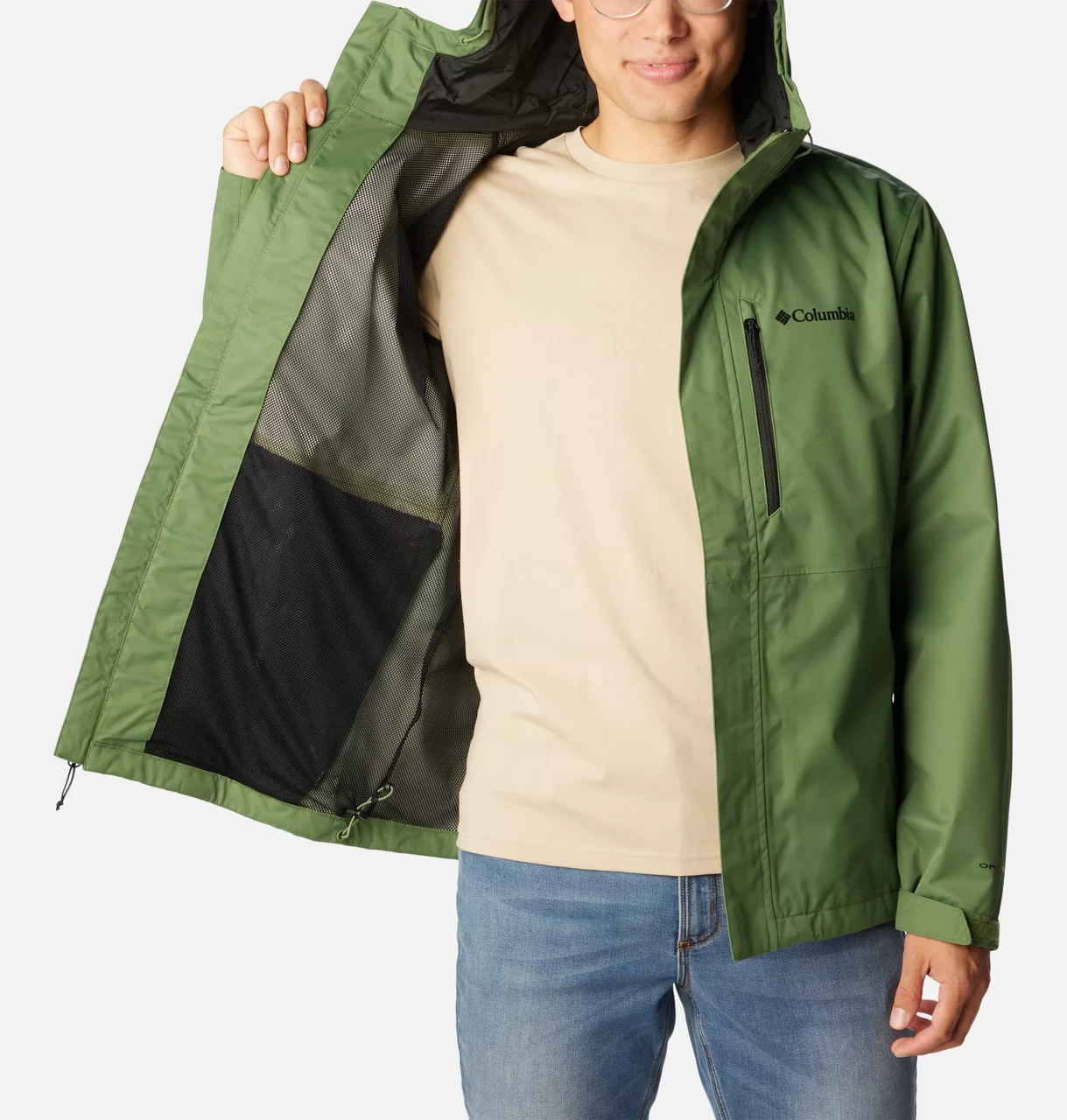 Куртка мембранная мужская Columbia Hikebound Jacket зеленый 1988621-352 - фото 3 - id-p225086223