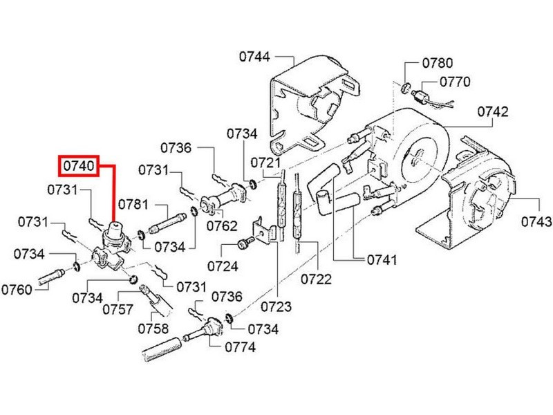 Y-образный клапан термоблока для кофемашины Bosch, Siemens, Jura 00627737 - фото 6 - id-p204028473