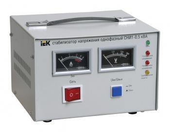 Iek IVS10-1-00500 Стабилизатор напряжения СНИ1-0,5 кВА однофазный ИЭК - фото 1 - id-p225190302