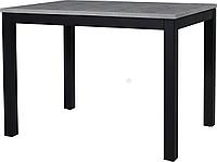 Кухонный стол Мир стульев Саен 30 120x80/50 (каспий срез камня/черный муар)