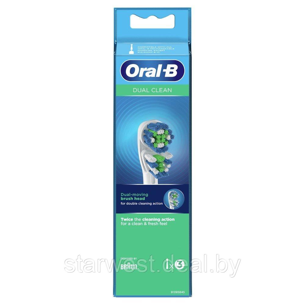 Oral-B Braun Dual Clean 3 шт. Насадки для электрических зубных щеток EB417 - фото 2 - id-p225190698