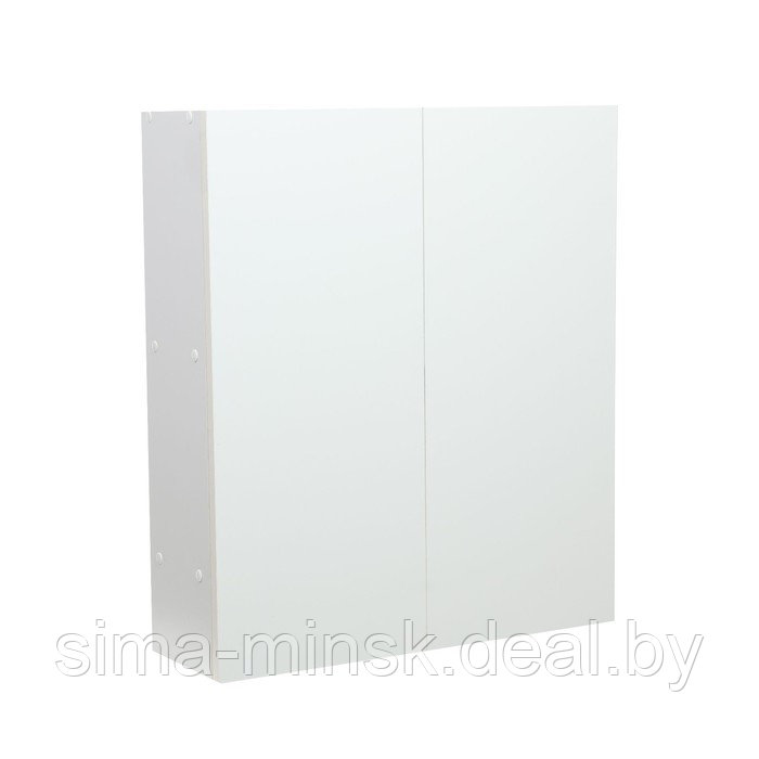 Шкаф для ванной комнаты со штангой, белый, 70 х 60 х 20 см - фото 1 - id-p225191481