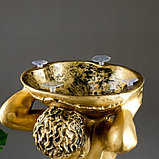 Подставка - стол "Титан" бронза  74 см ПОЛИСТОУН, фото 2