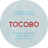 ПРОБНИК! Лёгкий увлажняющий солнцезащитный крем Tocobo Bio Watery Sun Cream SPF50+ PA++++