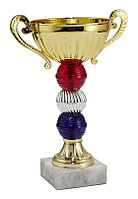 Кубок на мраморной подставке , высота 17 см, диаметр чаши 8 см арт. 152-170-80