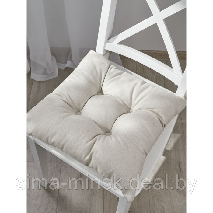 Набор подушек на стул Beige, размер 40х40 см, 2 шт - фото 3 - id-p225191978