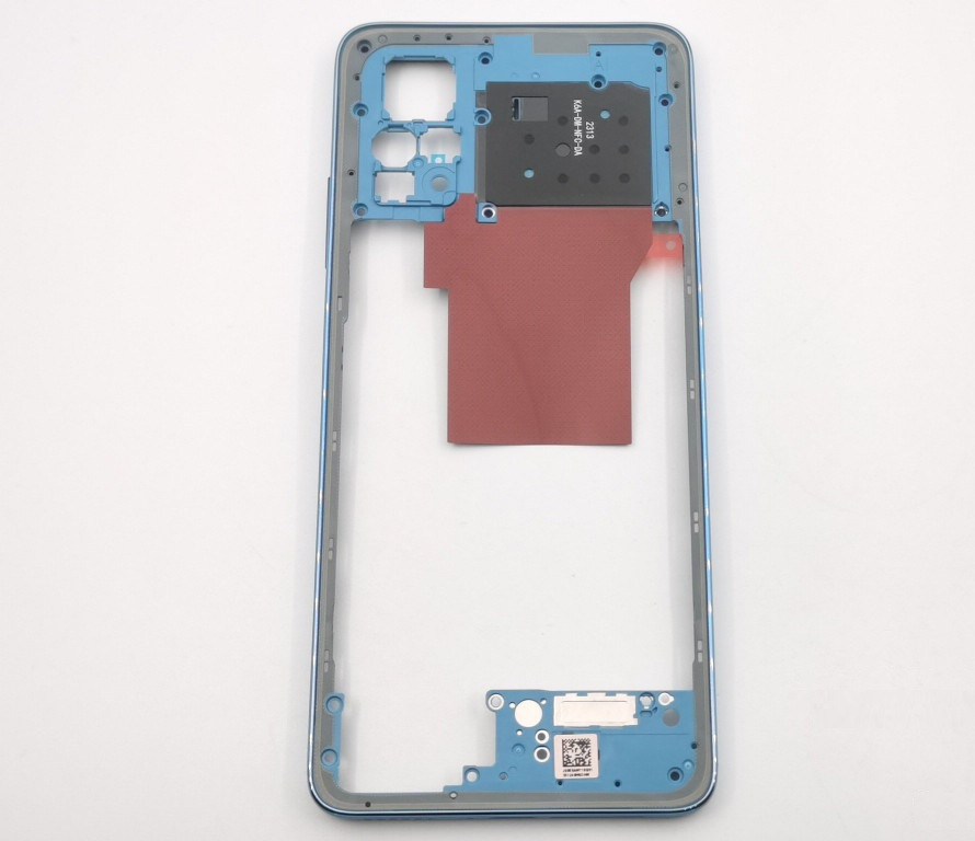 Средняя часть корпуса для телефона Xiaomi Redmi Note 12 Pro 4G (синий) - фото 1 - id-p225193158