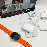 Набор для смартфона 6 в 1 (умные часы, наушники в зарядном боксе, powerbank, зарядка для часов, беспроводная, фото 3