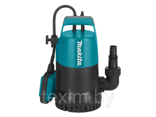 Насос дренажный для чистой воды MAKITA PF 0300 (300 Вт, 8400 л/ч, до 5 м, пластм. корпус) - фото 1 - id-p225192998