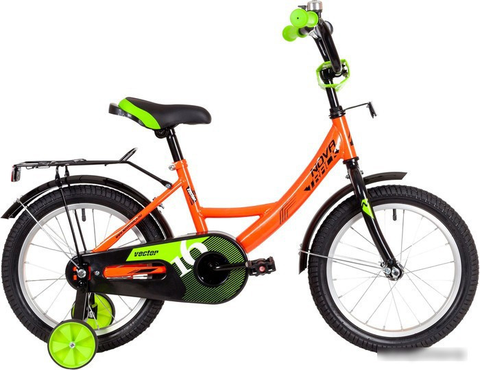 Детский велосипед Novatrack Vector 16 2022 163VECTOR.OR22 (оранжевый) - фото 1 - id-p225194150