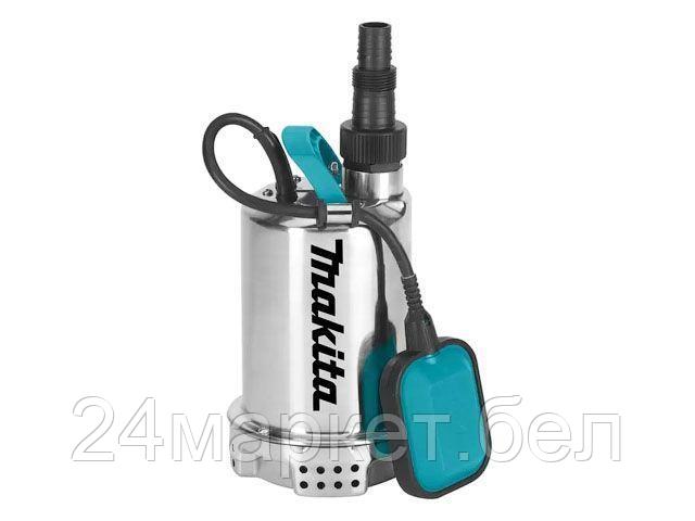 MAKITA Россия Насос погружной для чистой воды MAKITA PF 0403 (400 Вт, 7200 л/ч, до 5 м, металлич. корпус) - фото 1 - id-p225197225