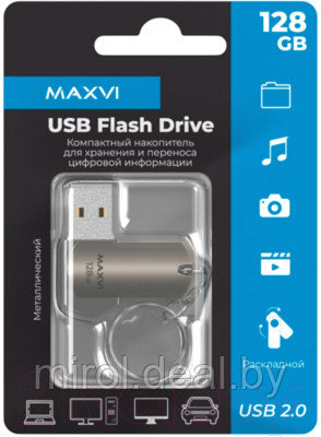 Usb flash накопитель Maxvi MR 128GB 2.0 - фото 3 - id-p225197491