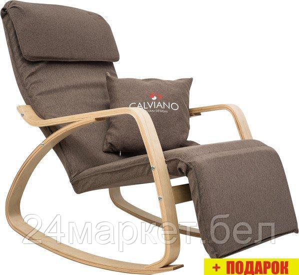 Кресло-качалка Calviano Comfort 1 (коричневый) - фото 1 - id-p225181440
