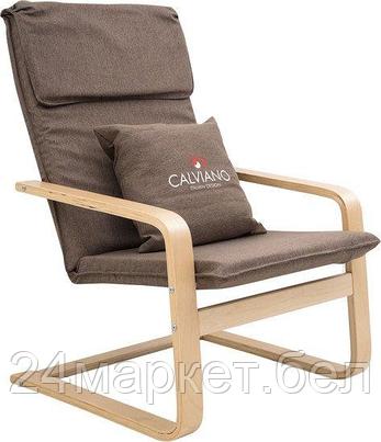 Интерьерное кресло Calviano Soft 1 (коричневый), фото 2