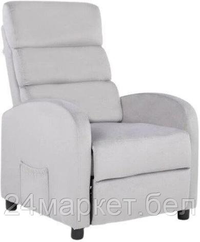 Массажное кресло Calviano 2165 (серый велюр), фото 2