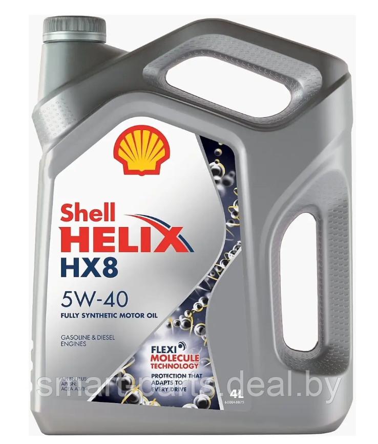 4л.Масло моторное синт.Shell Helix-HX8 5w40-4L, (100%синтет.), кан. - фото 1 - id-p224961227