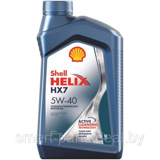 1л.Масло моторное синт.Shell Helix-HX7 5w40-1L, кан. - фото 1 - id-p224961311